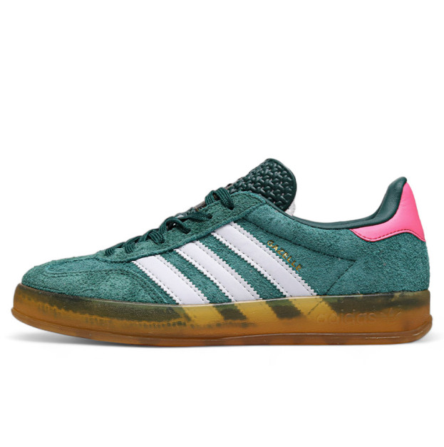 Кроссовки Adidas Gazelle Indoor Collegiate Green Pink IG5929