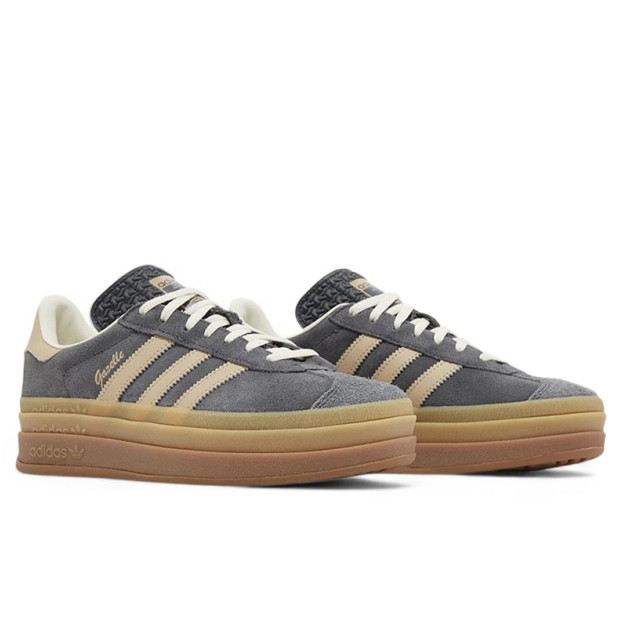 Sneakers Adidas Gazelle Bold Grey Magic Beige Gum IE0428