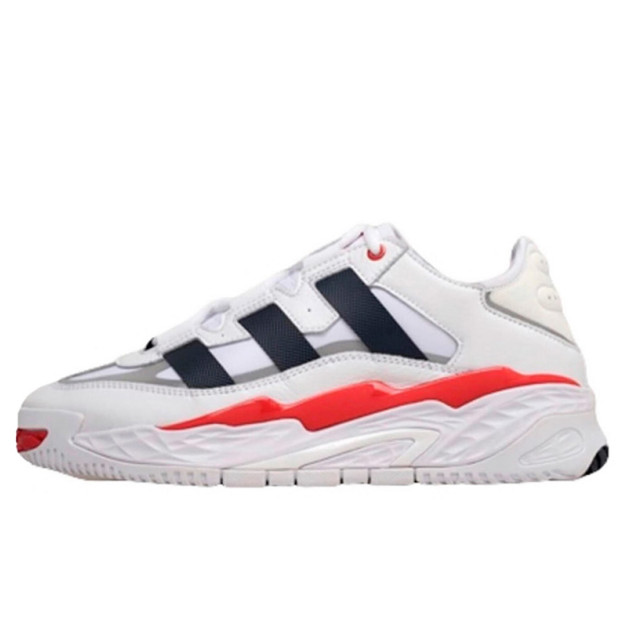 Sneakers Adidas Niteball White Black Red