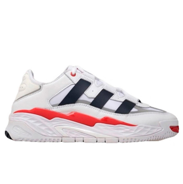 Sneakers Adidas Niteball White Black Red