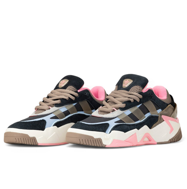 Кросівки Adidas Niteball II Khaki Black Pink