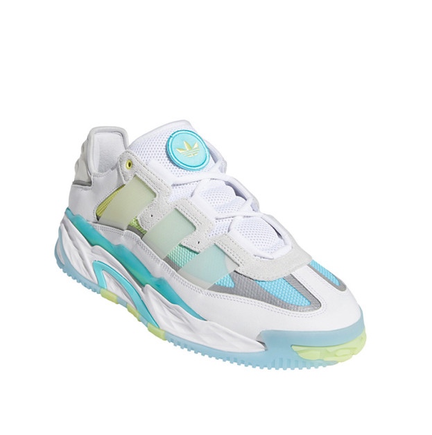 Кроссовки Adidas Niteball White Blue Yellow S24137