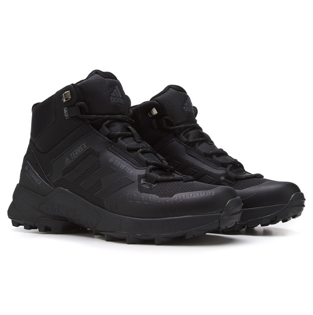 Кроссовки Adidas Terrex Swift Gore-Tex Black С МЕХОМ