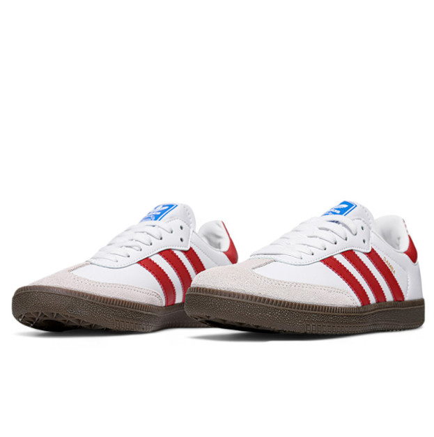 Кроссовки Adidas Samba White Red