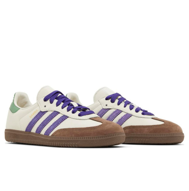 Sneakers Adidas Samba Off White Purple Green ID8349