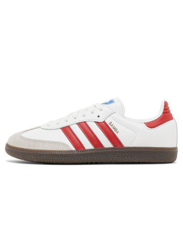 Sneakers Adidas Humanrace Samba White Scarlet IG1025