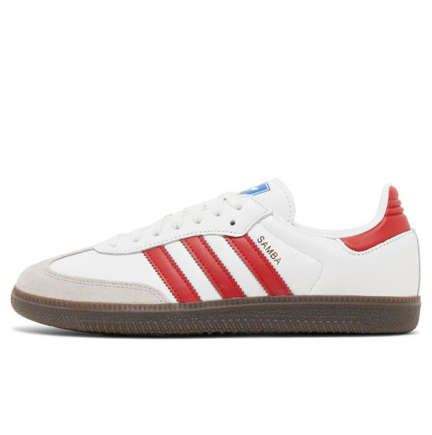 Sneakers Adidas Humanrace Samba White Scarlet IG1025