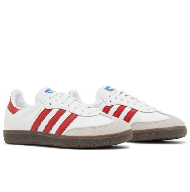 Sneakers Adidas Humanrace Samba White Scarlet IG1025