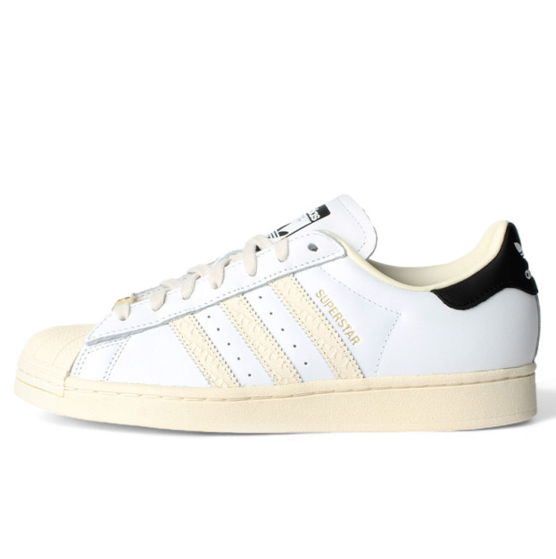 Кросівки Adidas Superstar White Beige Black ID4675