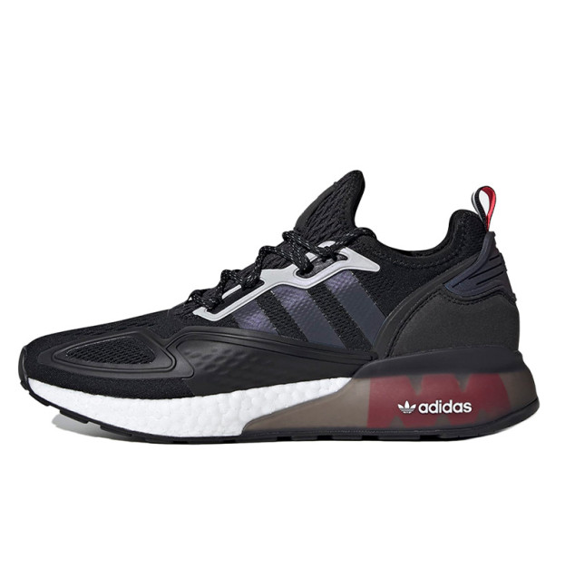 Кросівки Adidas ZX 2K Boost Black Iridescent Shock Red FX7475