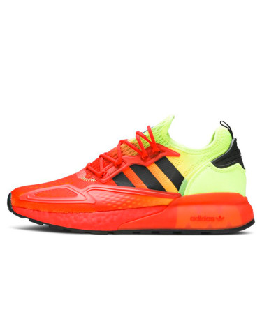 Кроссовки Adidas ZX 2K Boost Solar Yellow Hi Res Red FW0482