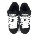 Кроссовки Adidas Campus White Black Winter С МЕХОМ