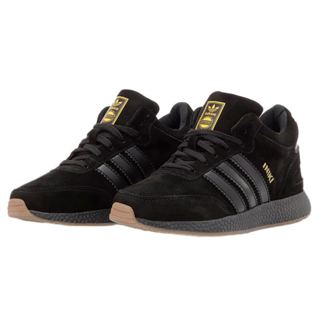 Кросівки Adidas Iniki Black Winter З ХУТРОМ