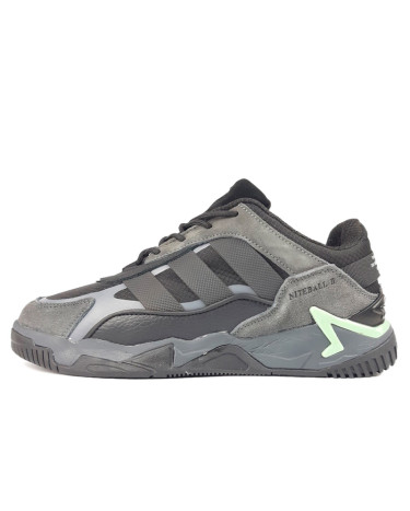 Кросівки Adidas Niteball 2.0 Black Grey Green З ХУТРОМ