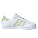 Кросівки Adidas Superstar White Green Gold FW3568