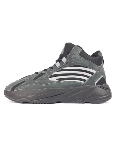 Кроссовки Adidas Yeezy Boost 700 v.2 High Dark Grey Winter С МЕХОМ