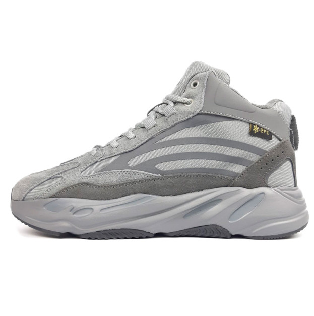 Кроссовки Adidas Yeezy Boost 700 High Grey Winter С МЕХОМ