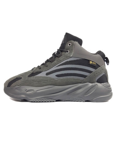 Кросівки Adidas Yeezy Boost 700 High Dark Grey Winter З ХУТРОМ