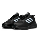 Кроссовки Adidas Cloudfoam Termo Black White С ФЛИСОМ