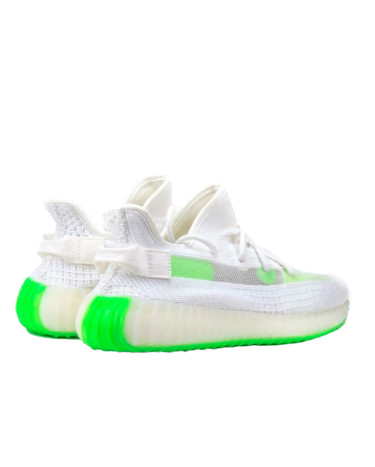 Sneakers Adidas Yeezy Boost 350 V2 White Green buy with discount