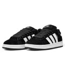 Кроссовки Adidas Campus Black White С МЕХОМ