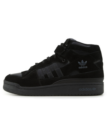 Adidas Forum High Triple Black З ХУТРОМ