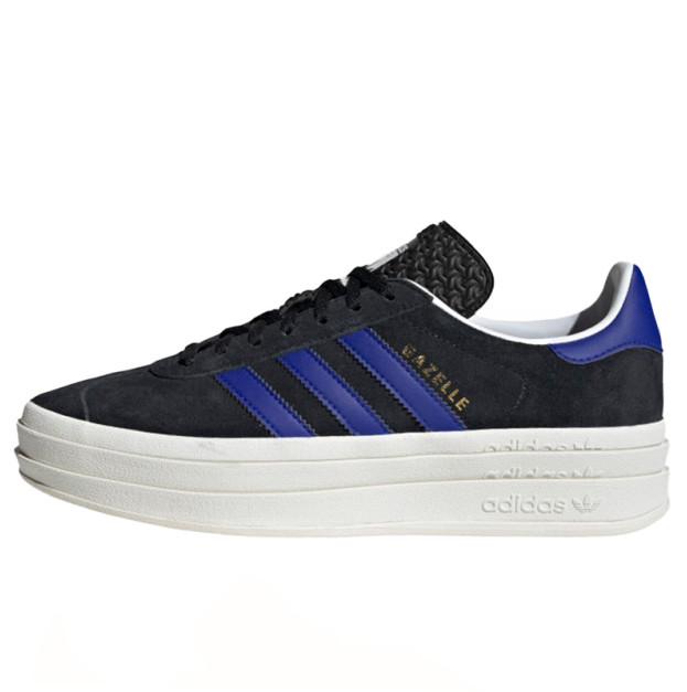 Кроссовки Adidas Gazelle Bold Core Black Lucid Blue HQ4408