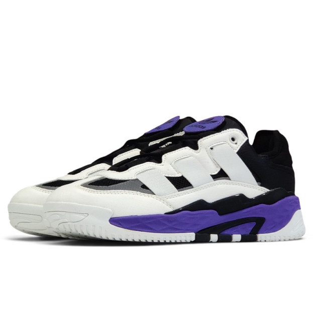 Adidas Niteball White Black Violet