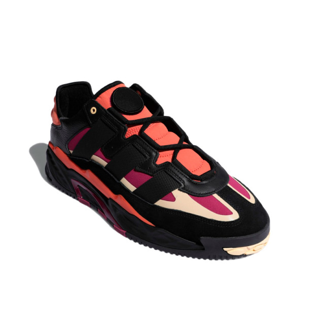 Кроссовки Adidas Niteball Black Power Berry Orange FY0157