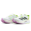 Sneakers Adidas Adizero Boston 12 White Black Green Spark IG3328