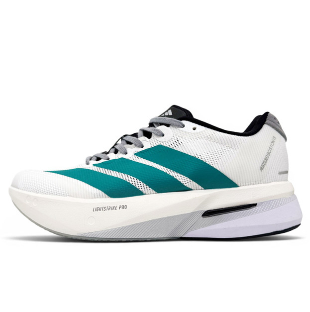 Adidas Adizero Boston 13 White Pure Teal JR4791