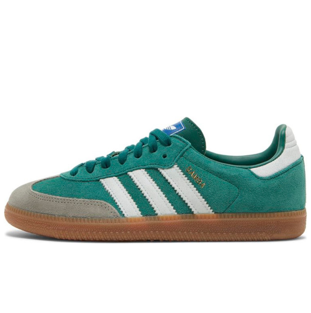 Кроссовки Adidas Samba Collegiate Green Gum ID2054