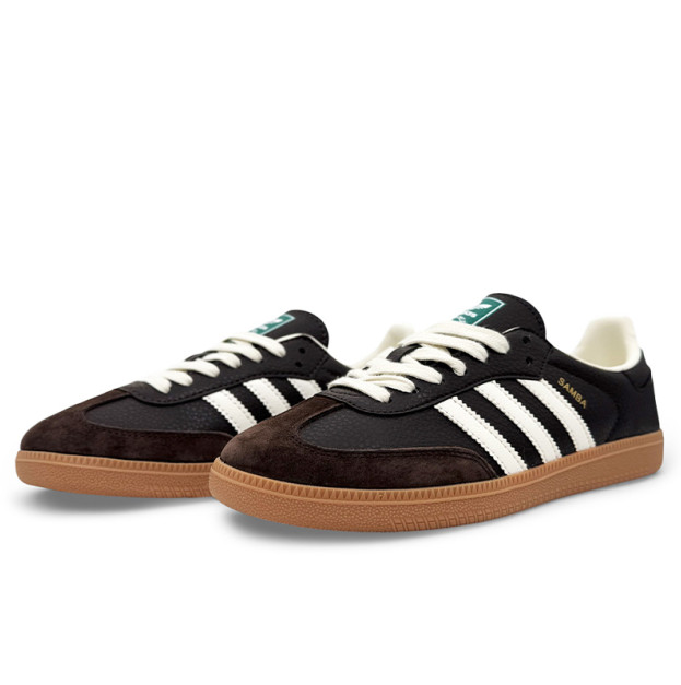 Adidas Samba OG Dark Brown Off White Gum JR0891