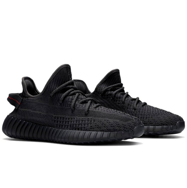 Sneakers Adidas Yeezy Boost 350 V2 Static Black Reflective Laces FU9006