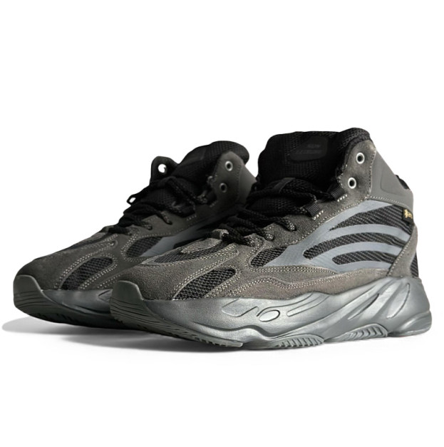 Adidas Yeezy Boost 700 Dark Gray Black WITH FUR