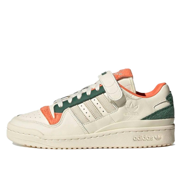 Adidas Forum 84 Low Fleece White Orange GY4125