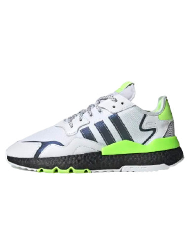 Кроссовки Adidas Nite Jogger Cloud White Signal Green EG6749