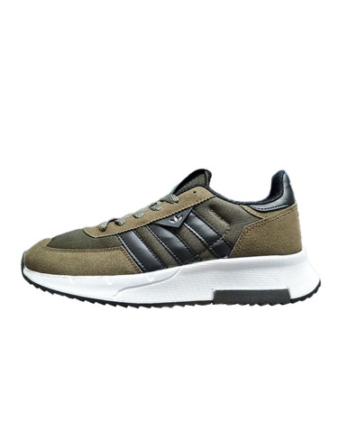 Кросівки Adidas Lite Boost Khaki Black White