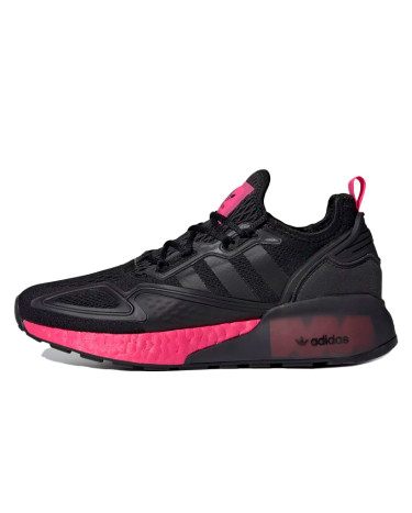 Кроссовки Adidas ZX 2K Boost Core Black Shock Pink FV8986