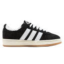 Кросівки Adidas Campus Black White Winter З ХУТРОМ