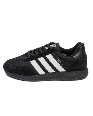 Кросівки Adidas Iniki Black З ФЛІСОМ