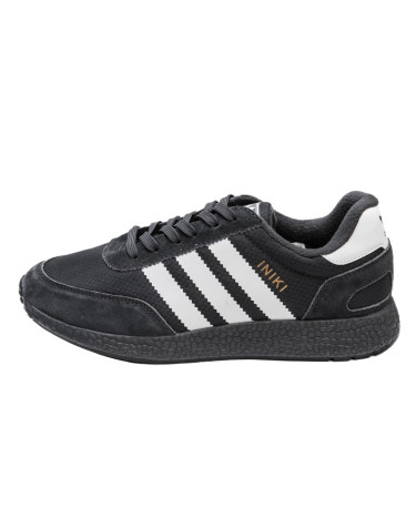 Кросівки Adidas Iniki Dark Grey З ФЛІСОМ