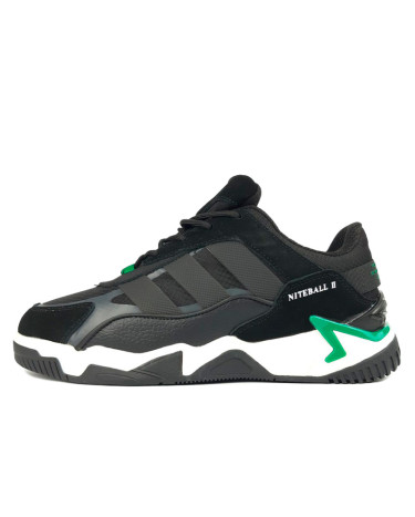 Кросівки Adidas Niteball 2.0 Black Green Winter З ХУТРОМ