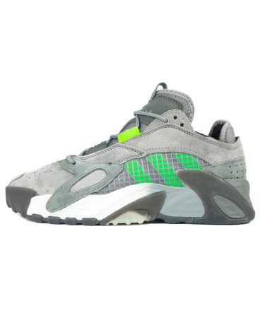 Кросівки Adidas Streetball Grey Green Suede Winter З ХУТРОМ