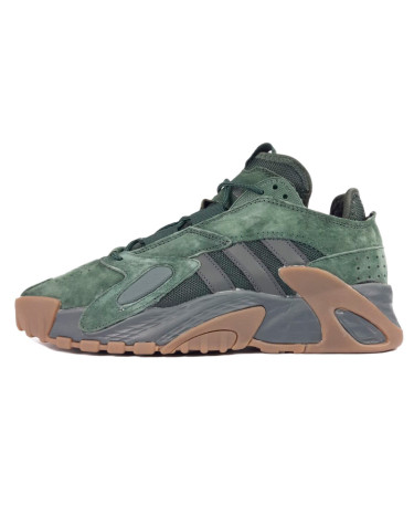 Кросівки Adidas Streetball Olive Winter Suede З ХУТРОМ