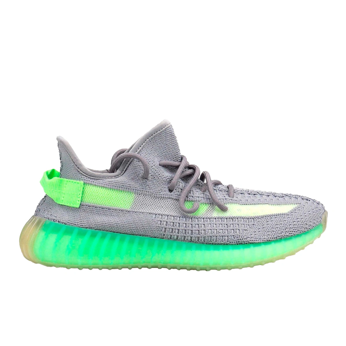 Green Adidas Yeezy Boost 35 V2 Glow Mens Sneakers Adidas Yeezy
