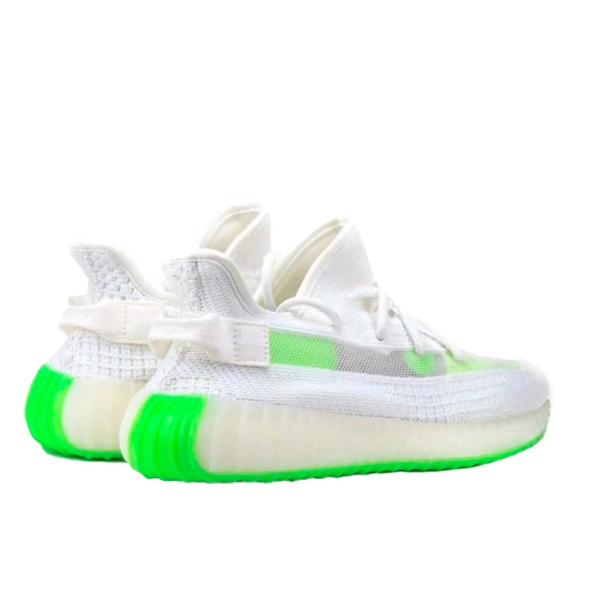 Sneakers Adidas Yeezy Boost 350 V2 White Green buy with discount