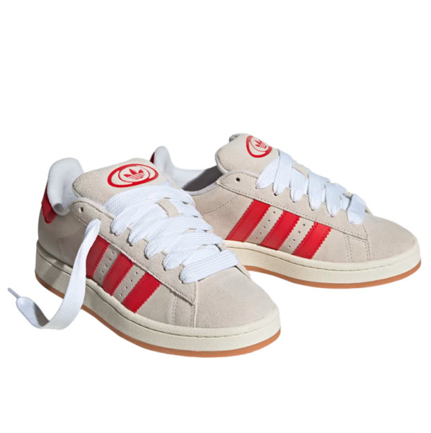Кроссовки Adidas Campus 00s Crystal White Scarlet GY0037