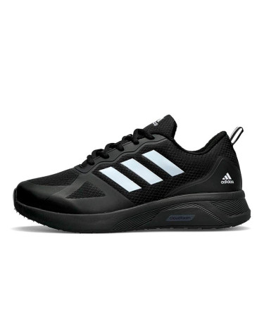 Кросівки Adidas Cloudfoam Termo Black White з Флісом