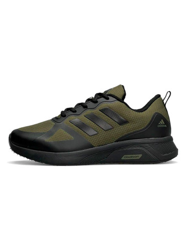 Кросівки Adidas Cloudfoam Termo Army Green з Флісом